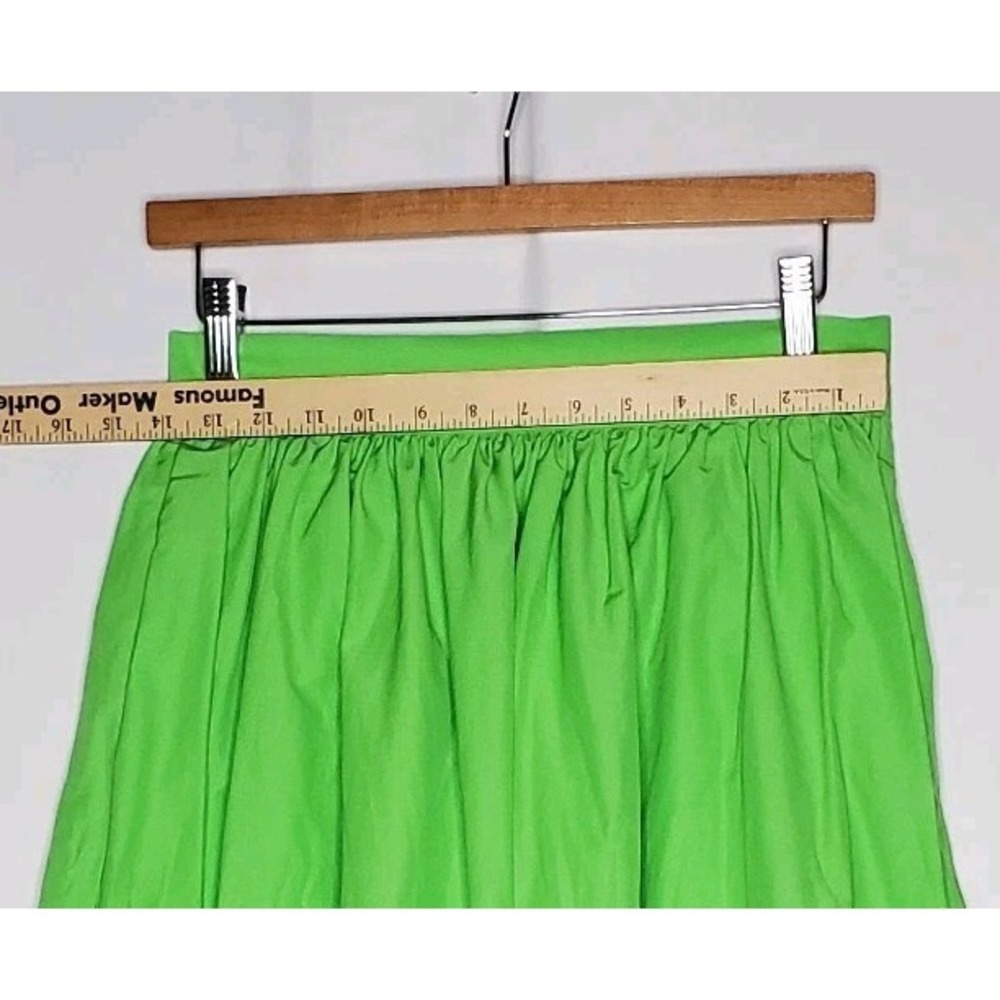 H&M Maxi Skirt 4 Full Bright Neon Farmhouse Cottagecore Dopamine Broomstick 28 - Picture 6 of 8